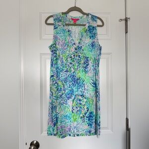 Lilly Pulitzer Essie dress size L Shell of a Party